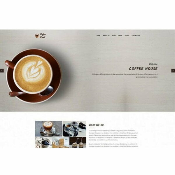 Cafeteria - HTML Template