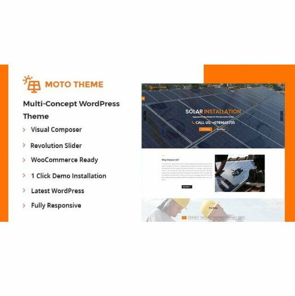 Solar Installation - Wordpress Theme