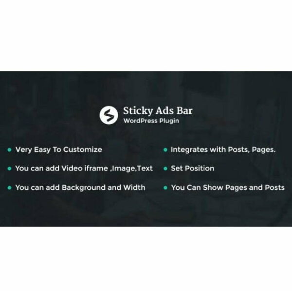 Sticky Ads Bar - Wordpress Plugin