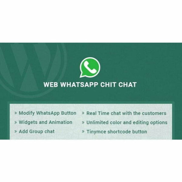 Web WhatsApp Chitchat - Wordpress Plugin